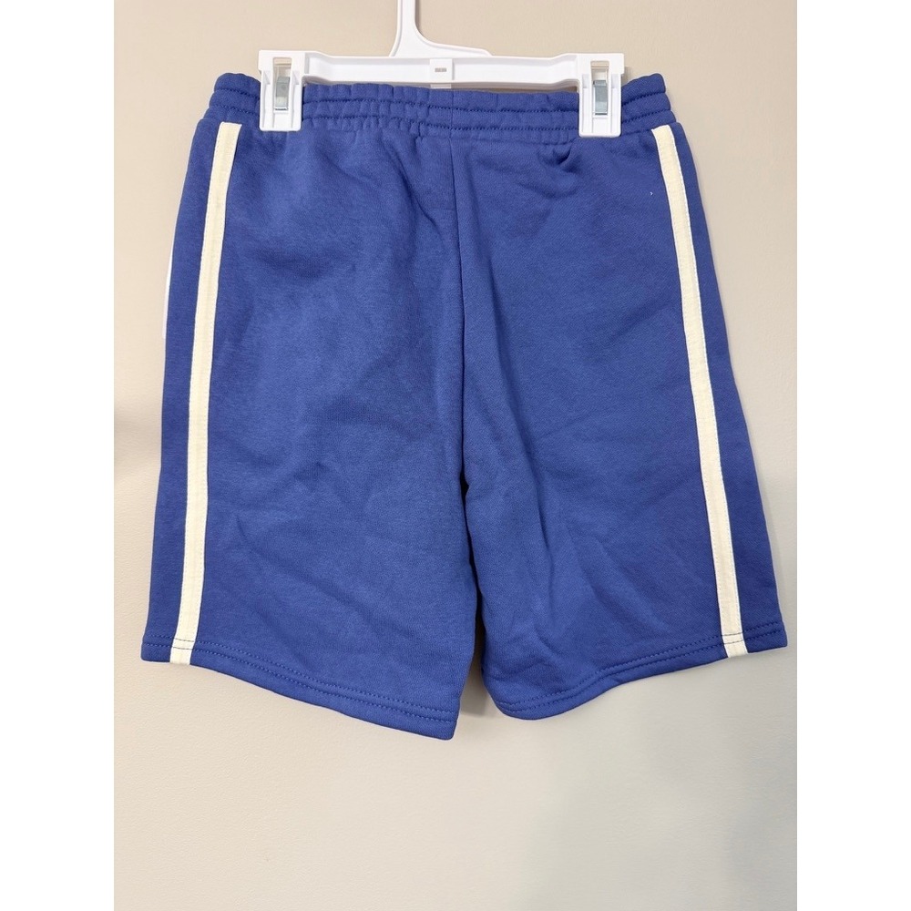 Champion Olympics Fleece Shorts Boys Medium Blue Side Stripe NWT - Picture 3 of 3